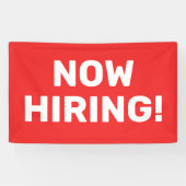 Embauche de bannière (Horizontal)