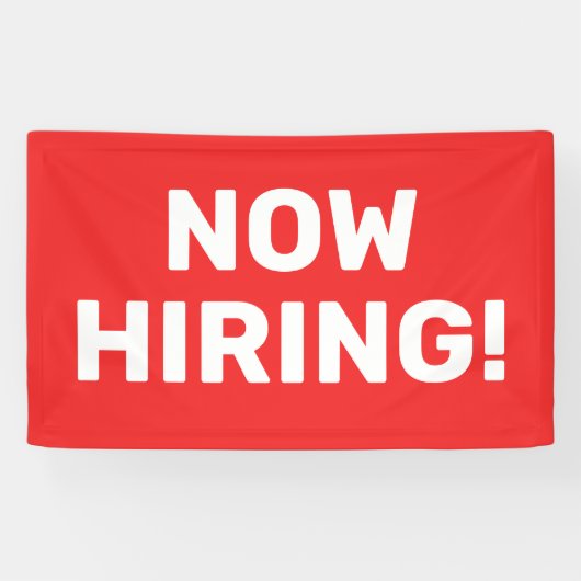 Embauche de bannière (Horizontal)