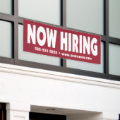 Embauche d'une bannière (Bâtiment extérieur)