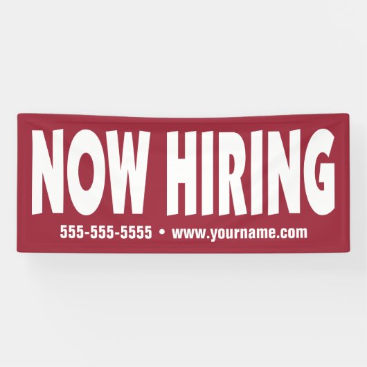 Embauche d'une bannière (Horizontal)