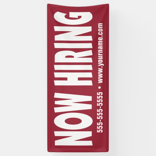 Embauche d'une bannière (Vertical)