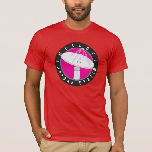 Embedded Gaydar System logo t-shirt (Voorkant)