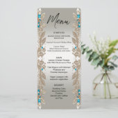 Embellister le menu Gold Blue Stones (Debout devant)
