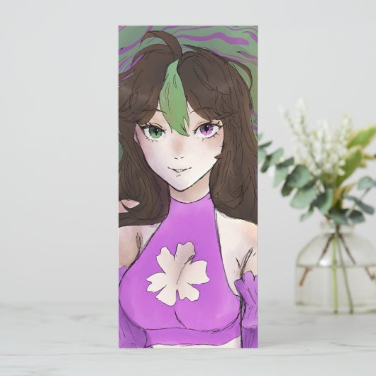 Ember bladwijzer save the date (Staand voorkant)