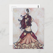 Ember-buikdanskunst Briefkaart (Voorkant / Achterkant)