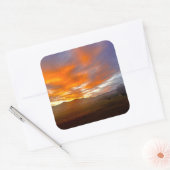 Ember Sky Vierkante Sticker (Envelop)