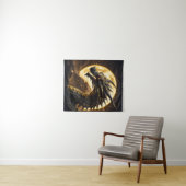 Ember The Dragon Wanddecoratie Slaapkamerdecoratie Wandkleed (In Situ (horizontaal))