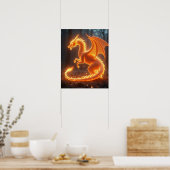 Emberheart Fire Dragon Poster (Keuken)