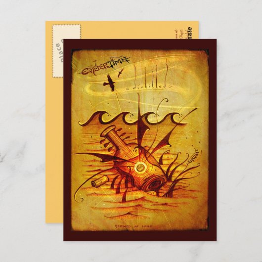 EmberTime - Carte postale 'Distillée' (Devant / Derrière)