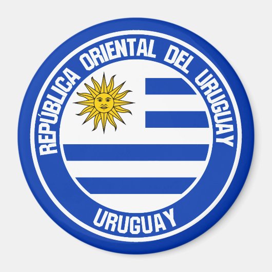 Embleem in de Uruguayronde Magneet (Voorkant)