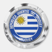 Embleem in de Uruguayronde Magneet (Voorkant)