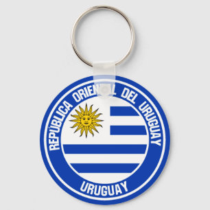 Embleem in de Uruguayronde Sleutelhanger