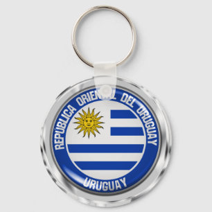 Embleem in de Uruguayronde Sleutelhanger