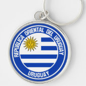 Embleem in de Uruguayronde Sleutelhanger (Voorkant)