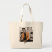embleem irfan grote tote bag (Voorkant)