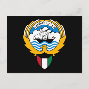 embleem kuwait briefkaart