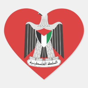 embleem palestine hart sticker