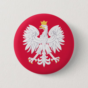 embleem polen ronde button 5,7 cm