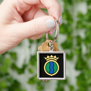 Embleem van Andorra la Vella (Andorra Sleutelhange Sleutelhanger