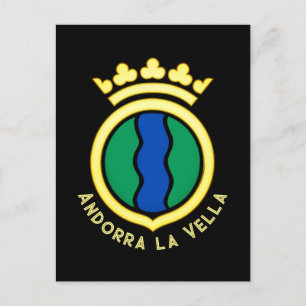Embleem van Andorra la Vella Briefkaart