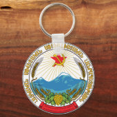 Embleem van de Armeense Socialistische Sovjetrepub Sleutelhanger (Voorkant)