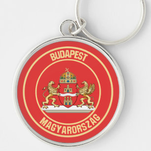 Embleem van de Boedapest-ronde Sleutelhanger