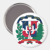 embleem van de dominicaanse republiek magneet (Voorkant / Achterkant)