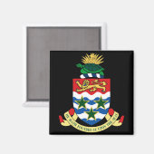 embleem van de kaymaneilanden magneet (Voorkant / Achterkant)