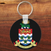 embleem van de kaymaneilanden sleutelhanger (Voorkant)