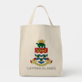 embleem van de kaymaneilanden tote bag (Achterkant)