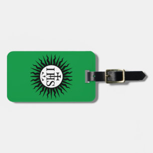 Embleem van de Maatschappij van Jezus Bagagelabel