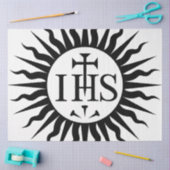 Embleem van de Maatschappij van Jezus Tissuepapier (Craft)