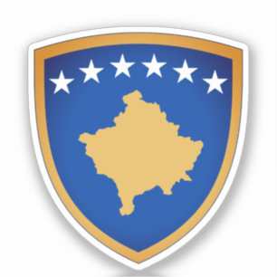 Embleem van de Republiek Kosovo Sticker