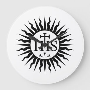 embleem van de Sociëteit van Jezus Monogram Grote Klok