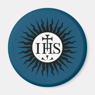 embleem van de Sociëteit van Jezus Monogram Magneet