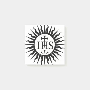 embleem van de Sociëteit van Jezus Monogram Post-it® Notes