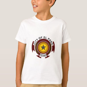 Embleem van de stad El Paso, Texas T-shirt