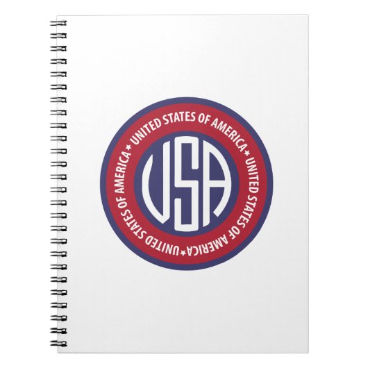 embleem van de VS Notitieboek (Voorkant)