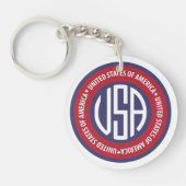 embleem van de VS Sleutelhanger (Voorkant)