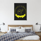 Embleem van Eritrea Poster Canvas Afdruk (Insitu (Slaapkamer))