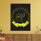 Embleem van Eritrea Poster Canvas Afdruk (Insitu (Woonkamer))