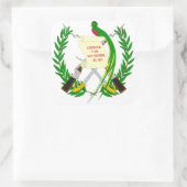 embleem van guatemala vierkante sticker (Tas)