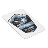 Embleem van het Glacier National Park Magneet (Rechterzijde)