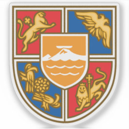 Embleem van het wapen van de Republiek Armenië Sticker