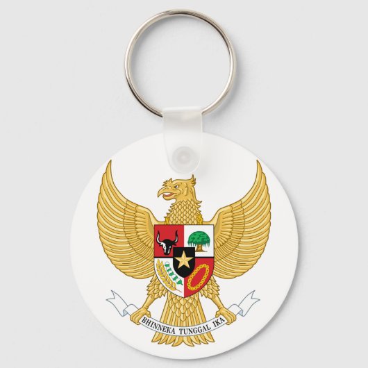 embleem van indonesië sleutelhanger (Voorkant)