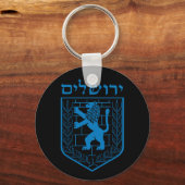 Embleem van Jerusalem-Sleutelhanger Sleutelhanger (Voorkant)