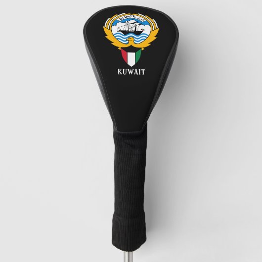 Embleem van Koeweit Golfheadcover (Voorkant)