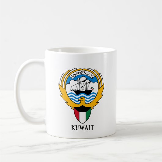 Embleem van Koeweit Koffiemok (Links)