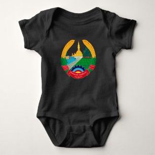 Embleem van Laos Baby Bodysuit