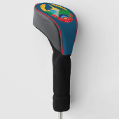 Embleem van Laos Golfheadcover (Schuin)